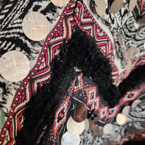 NWOT Boho unique detailing open jacket/blazer - Picture 4 of 8